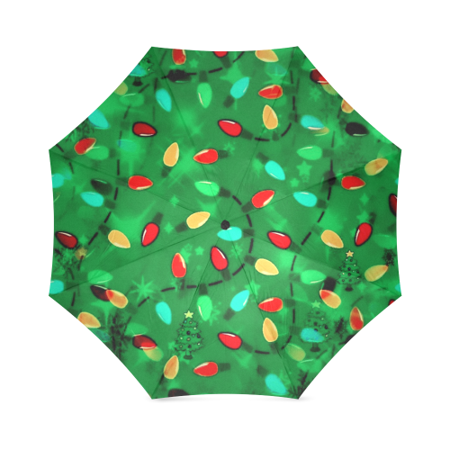 Christmas Pattern by K.Merske Foldable Umbrella (Model U01)