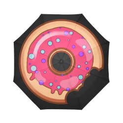 Funny Yummy Donut With A Bite Auto-Foldable Umbrella (Model U04)