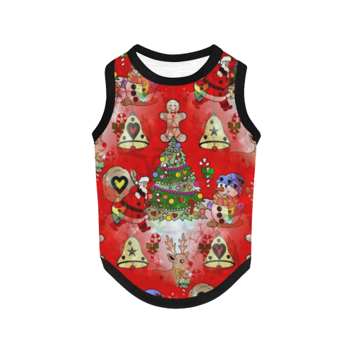 Christmas by Nico Bielow All Over Print Pet Tank Top