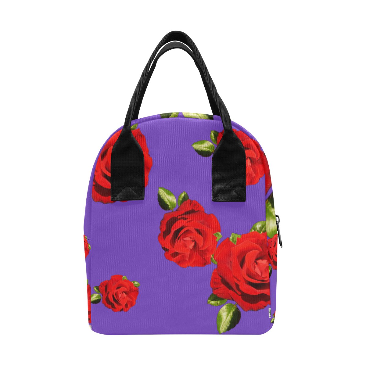 Fairlings Delight's Floral Luxury Collection- Red Rose Zipper Lunch Bag 53086b8 Zipper Lunch Bag (Model 1689)