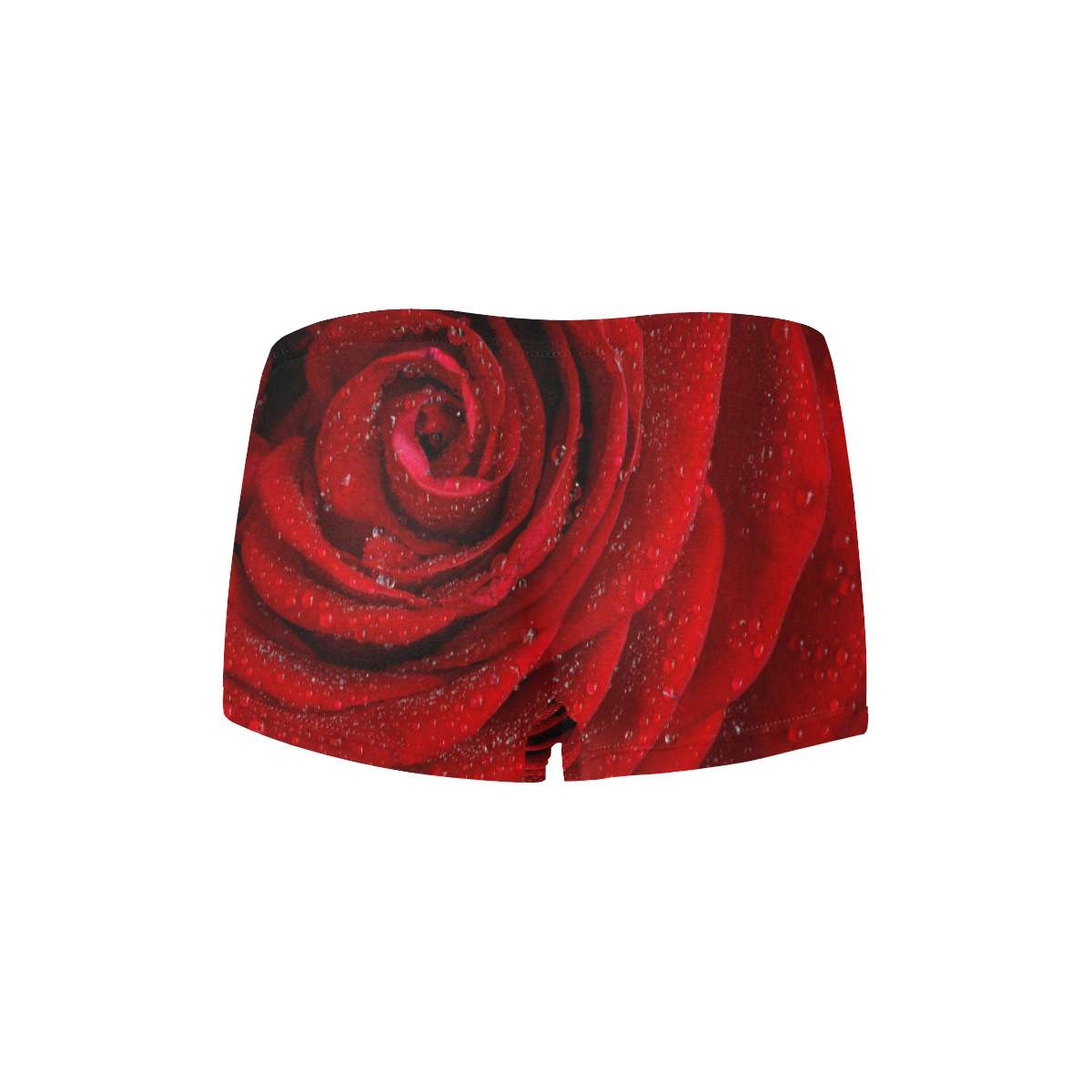 Red rosa Women's All Over Print Boyshort Panties (Model L31)