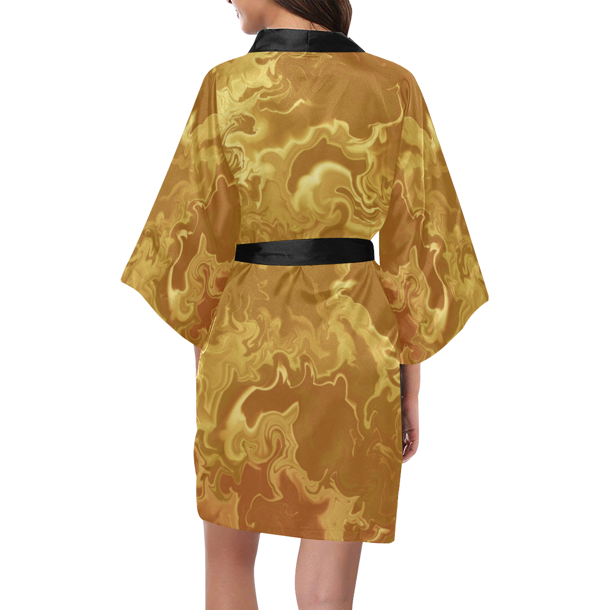 Dragon fire abstract Kimono Robe