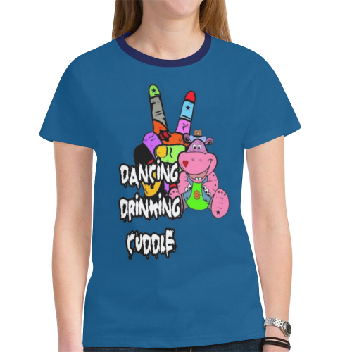 Dancing by Nico Bielow New All Over Print T-shirt for Women (Model T45)