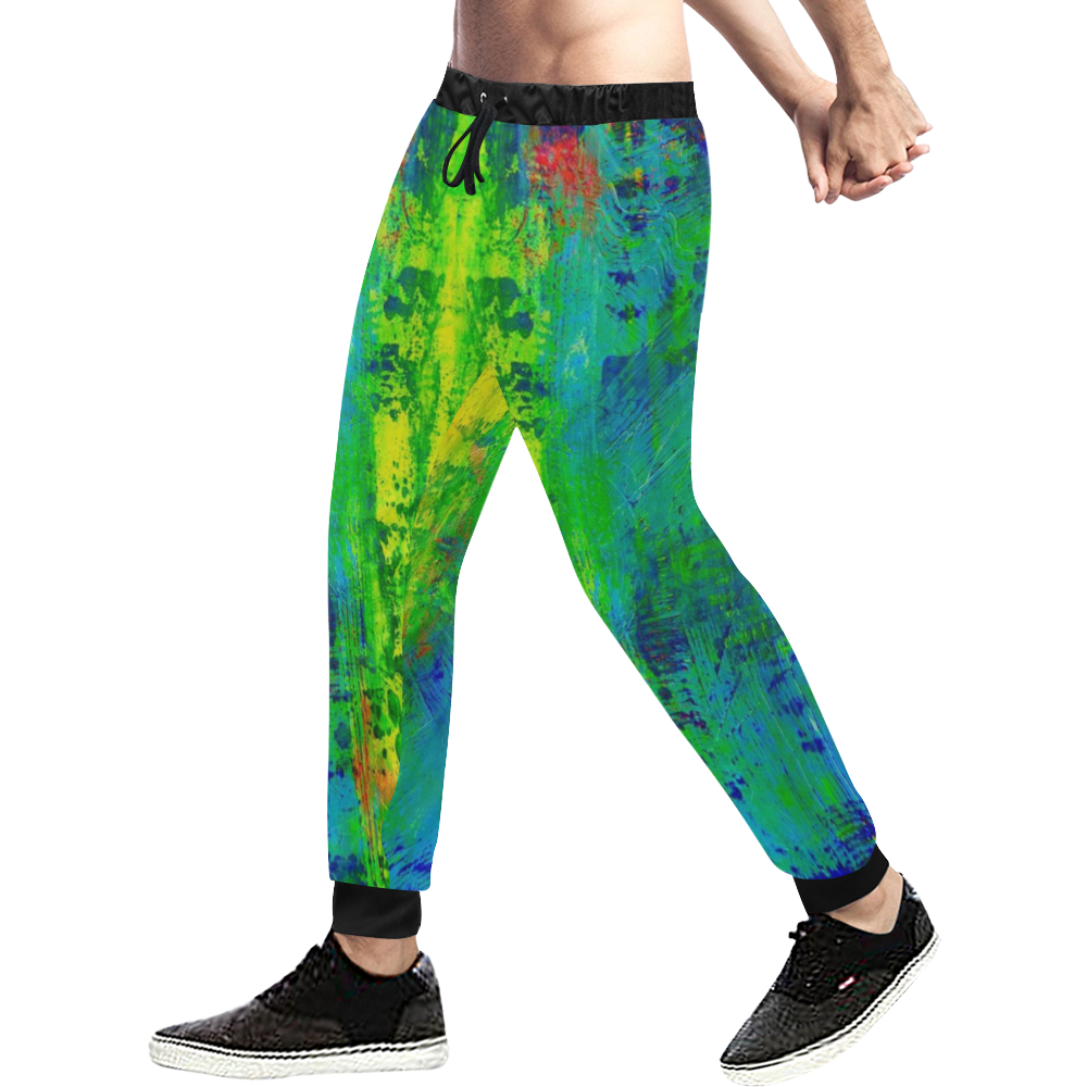 Eddie Toni jogger pants Men's All Over Print Sweatpants (Model L11)