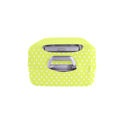 Yellow polka dots Luggage Cover/Large 26"-28"