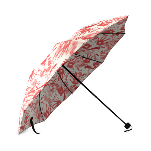 Bloody Halloween Hands Foldable Umbrella (Model U01)