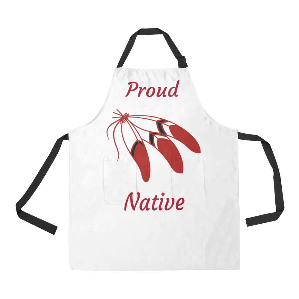 Proud Native All Over Print Apron
