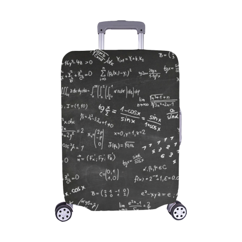 Mathematics Formulas Equations Numbers Luggage Cover/Medium 22"-25"