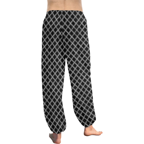 Black and White Diamond Pattern Harem Pants Women's All Over Print Harem Pants (Model L18)