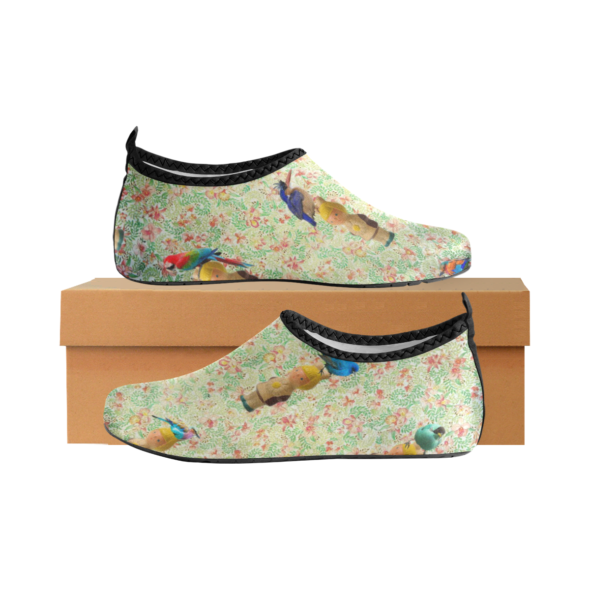 Daisy's Birds Women's Slip-On Water Shoes (Model 056)