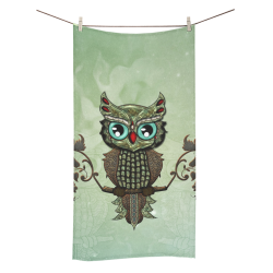 Wonderful owl, diamonds Bath Towel 30"x56"