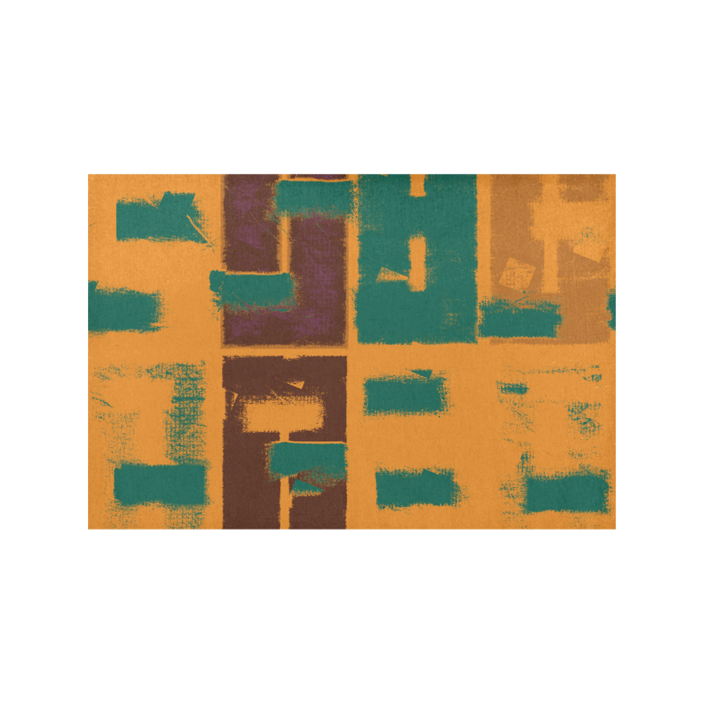 Orange texture Placemat 12’’ x 18’’ (Four Pieces)