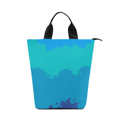 Ocean Deep Nylon Lunch Tote Bag (Model 1670)