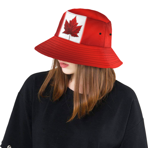 Canada Flag Bucket Hats All Over Print Bucket Hat