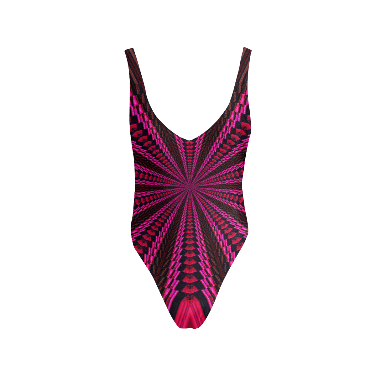 Pnkneon Sexy Low Back One-Piece Swimsuit (Model S09)