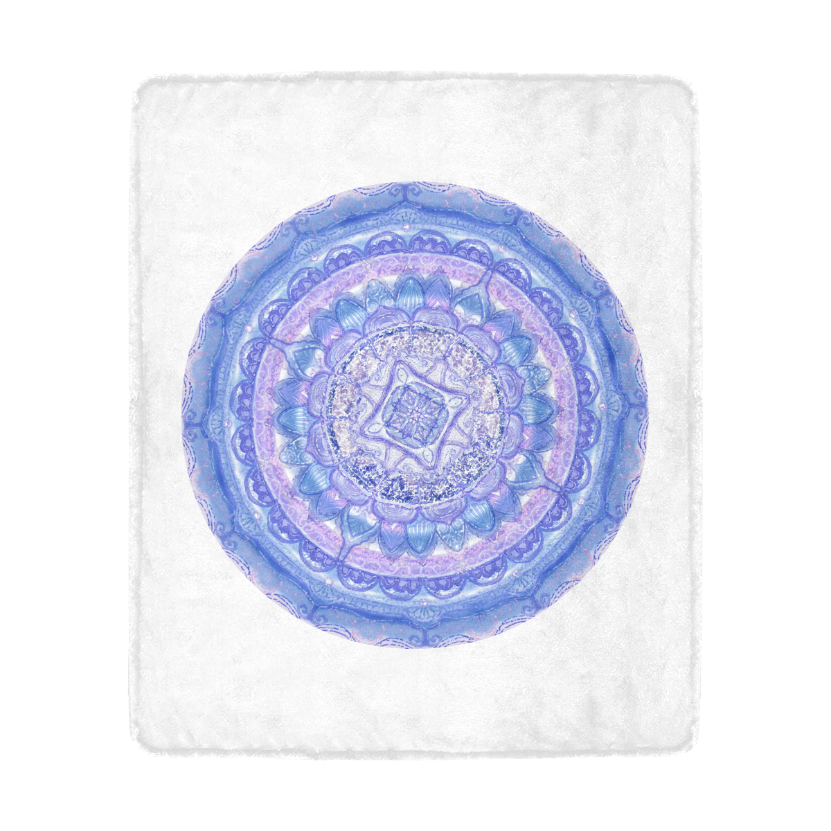 delicate silk mandala 10 Ultra-Soft Micro Fleece Blanket 50"x60"
