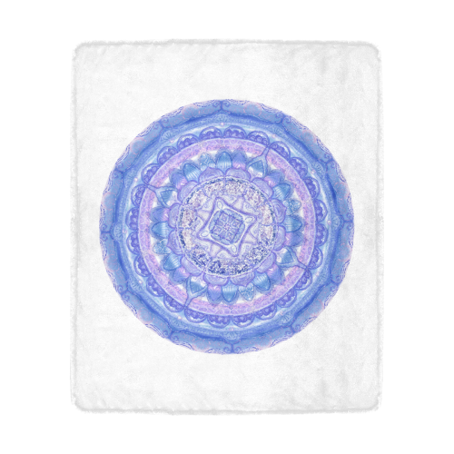 delicate silk mandala 10 Ultra-Soft Micro Fleece Blanket 50"x60"
