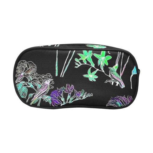 Flowers and Birds C by JamColors Pencil Pouch/Large (Model 1680)