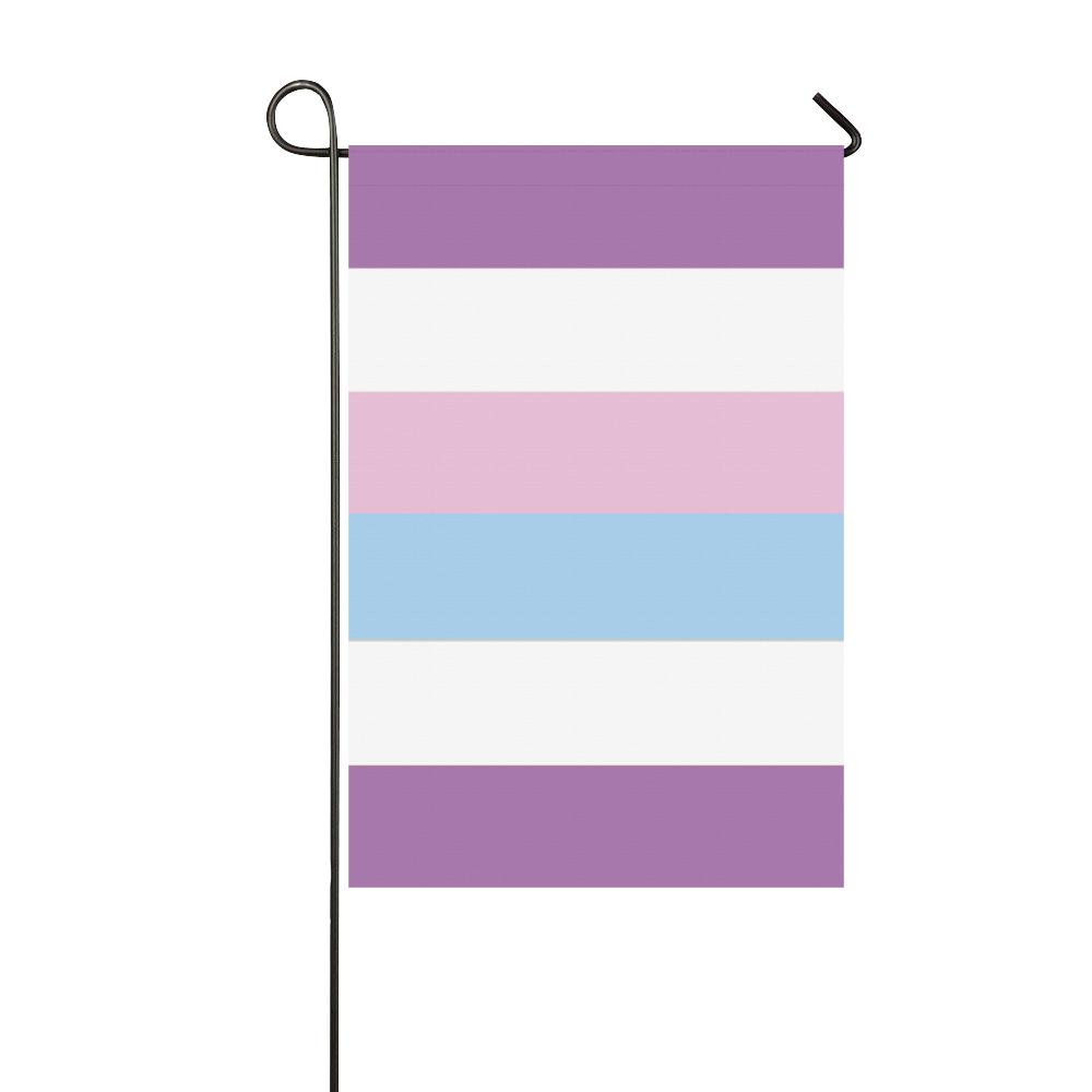 Bigender Flag Garden Flag 12‘’x18‘’（Without Flagpole）