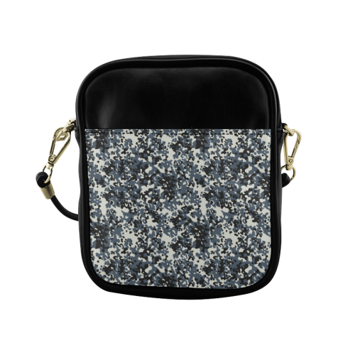 Urban City Black/Gray Digital Camouflage Sling Bag (Model 1627)