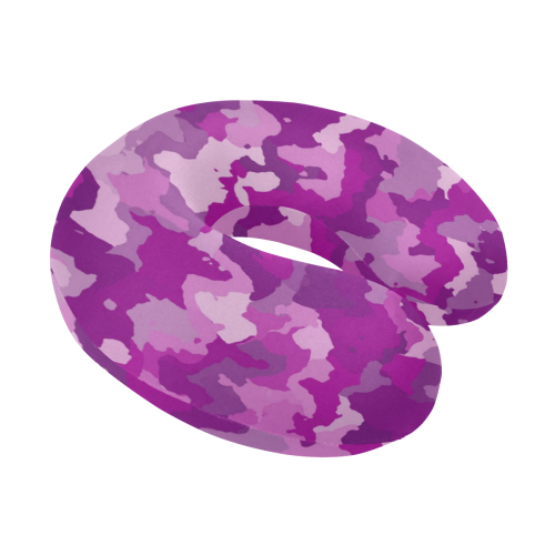 camouflage purple U-Shape Travel Pillow