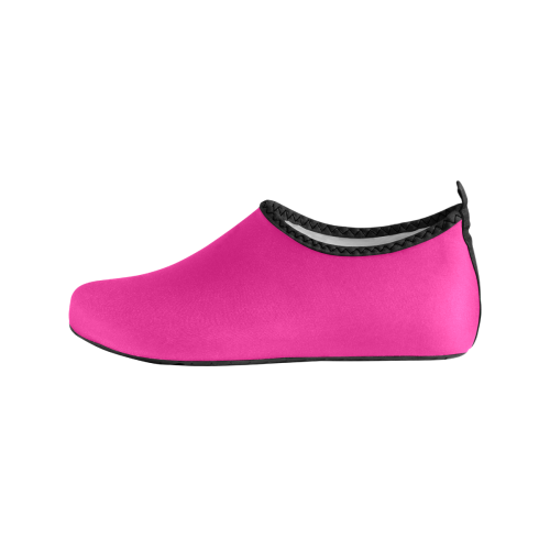 color deep pink Women's Slip-On Water Shoes (Model 056)