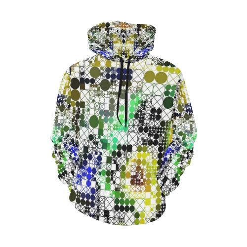 funny mix of shapes  by JamColors All Over Print Hoodie for Women (USA Size) (Model H13)