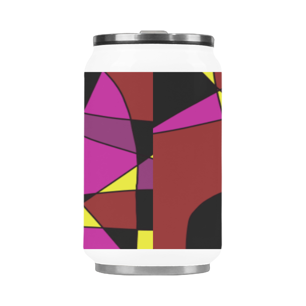 Multicolor Abstract Design S2020 Stainless Steel Vacuum Mug (10.3OZ)