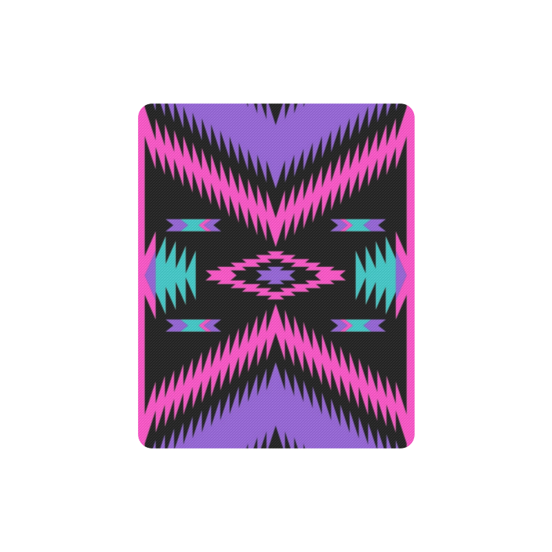 Aztec - Hot Pink Rectangle Mousepad