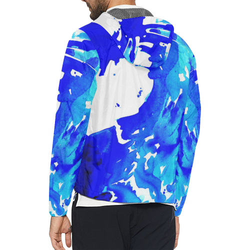 Save the water watercolor Unisex All Over Print Windbreaker (Model H23)
