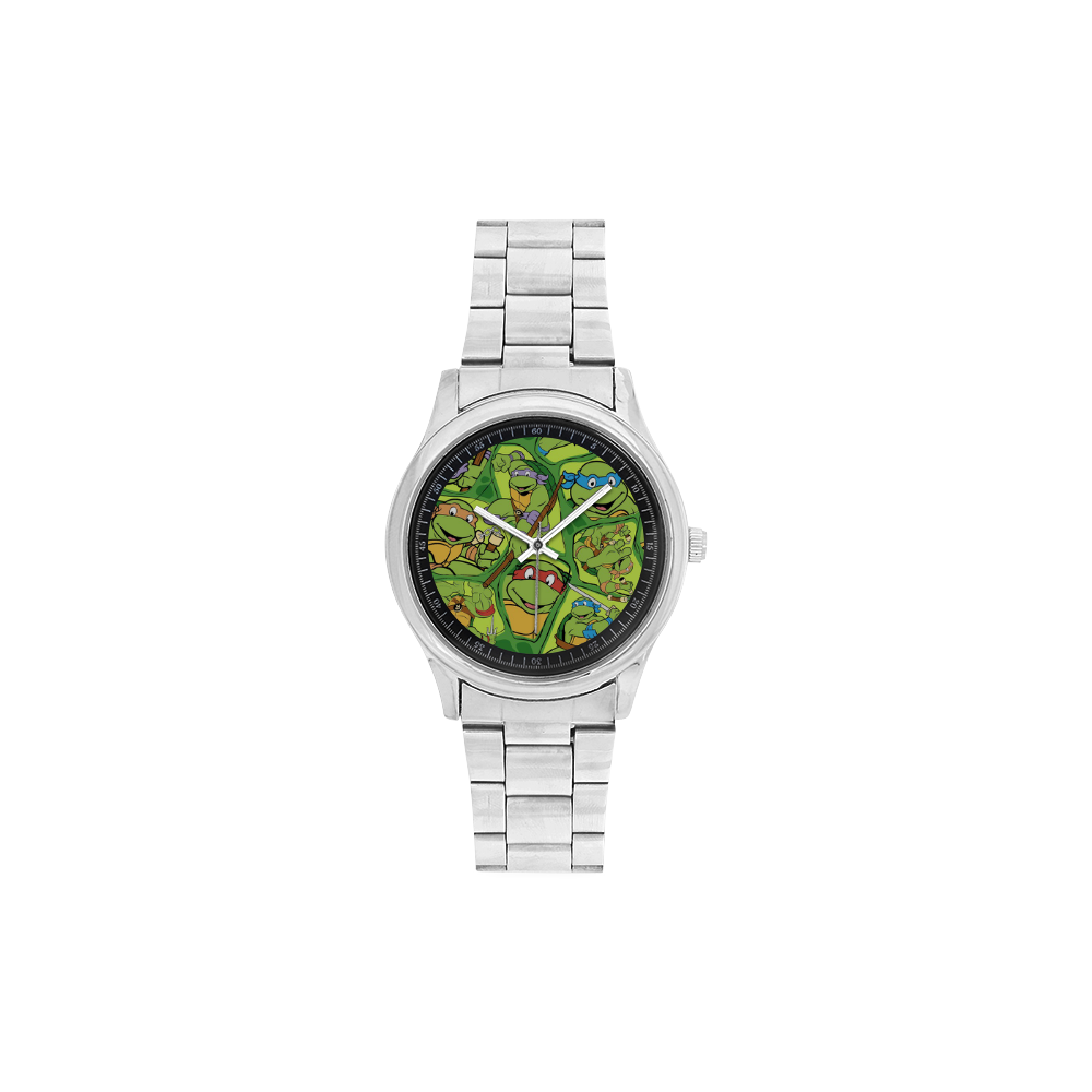 Teenage Mutant Ninja Turtles Boy's TURAD300 Green Nylon Quartz Sport Watch