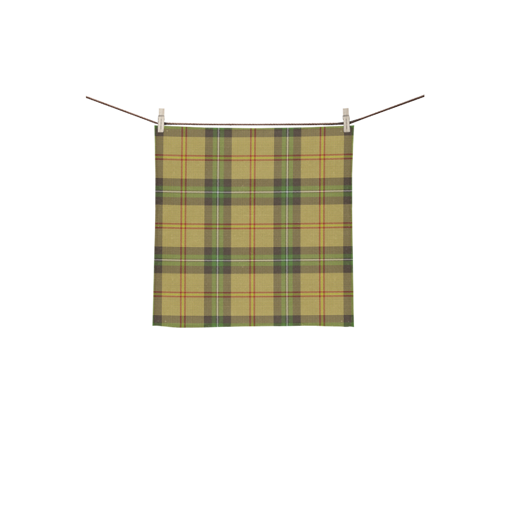 Saskatchewan tartan Square Towel 13“x13”