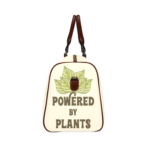 Powered by Plants (vegan) Waterproof Travel Bag/Small (Model 1639)