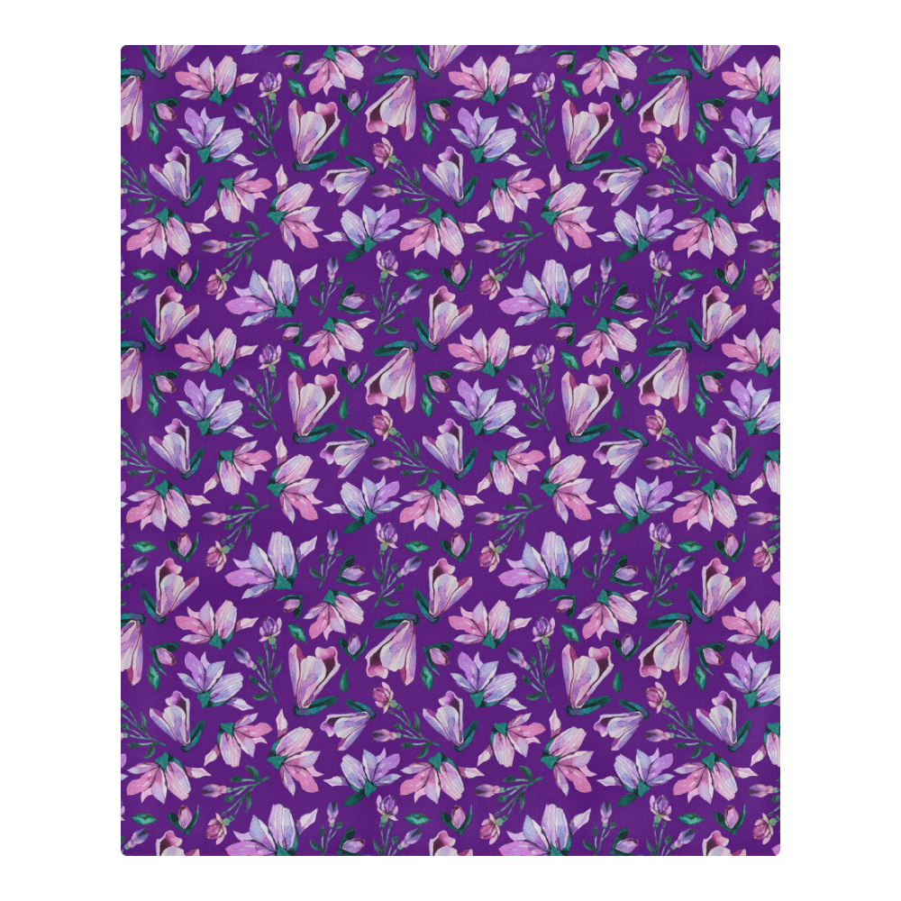 Purple Spring 3-Piece Bedding Set