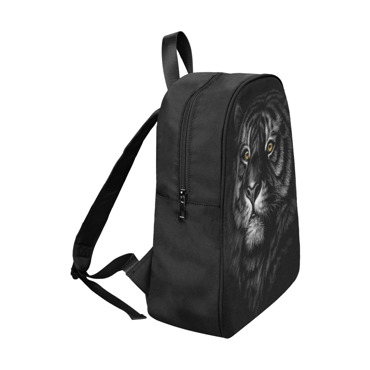 Tiger Fabric School Backpack (Model 1682) (Large)