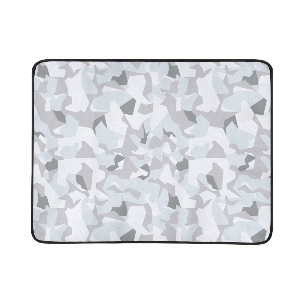 Swedish M90 Winter Camouflage Beach Mat 78"x 60"