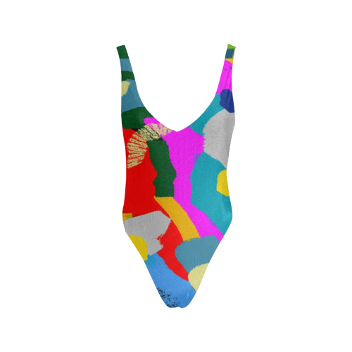 CONFETTI NIGHTS 3 Sexy Low Back One-Piece Swimsuit (Model S09)