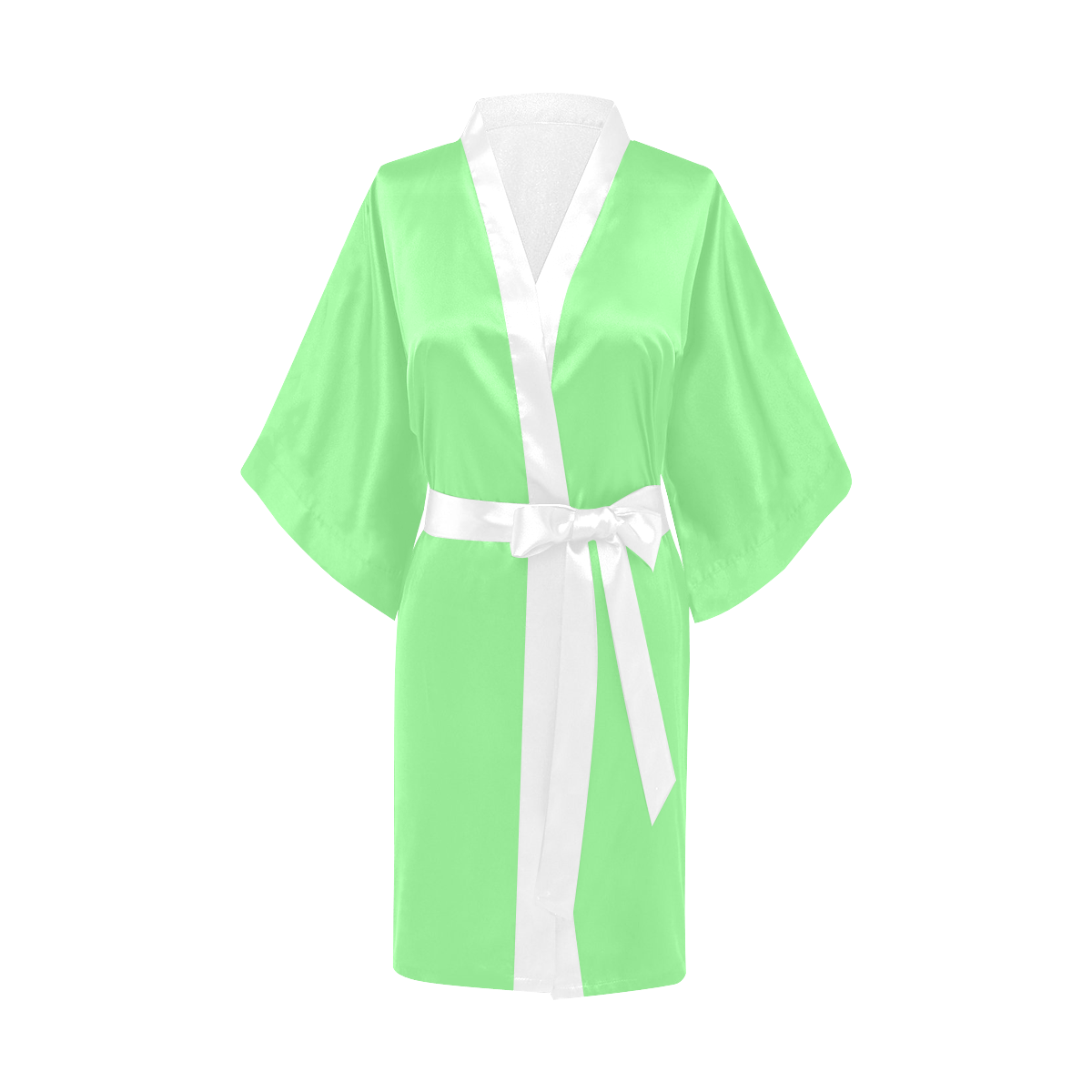 color pale green Kimono Robe