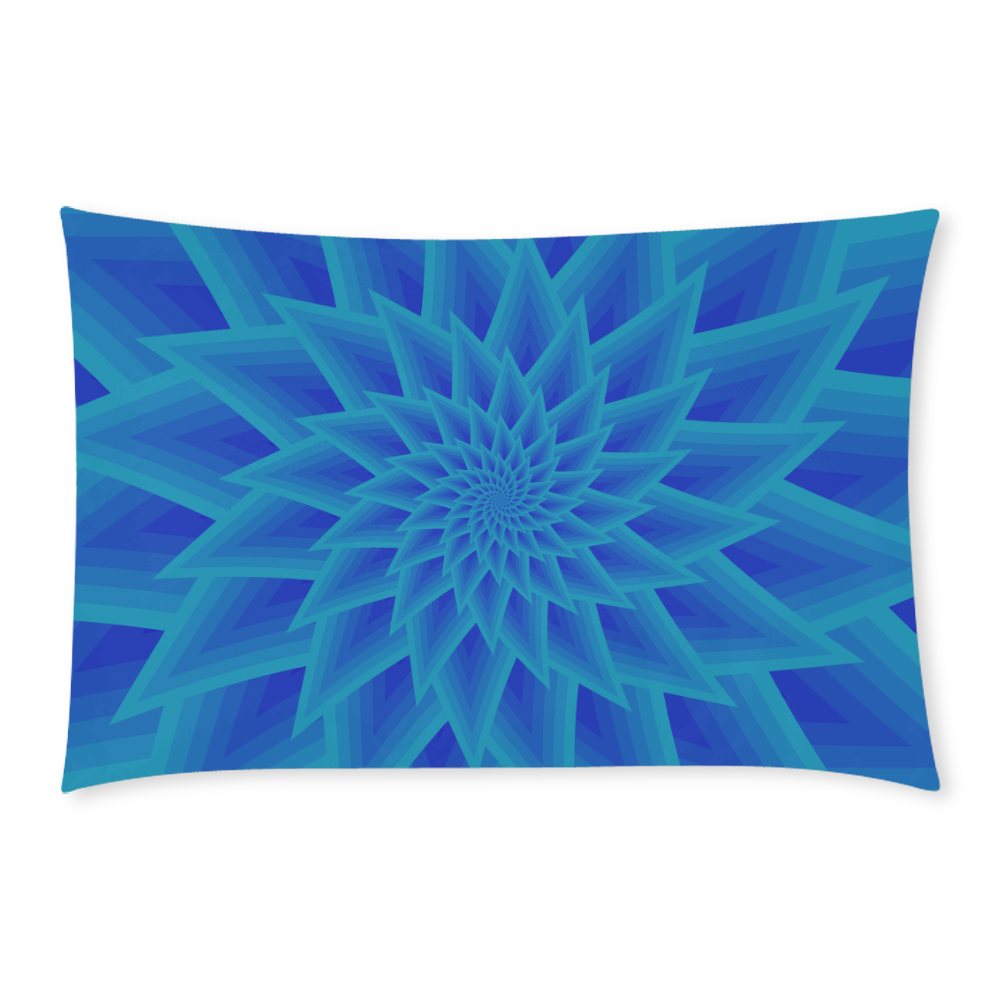Ancient blue flower 3-Piece Bedding Set