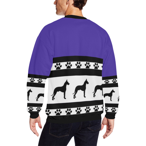 greaat dane sweatshirt All Over Print Crewneck Sweatshirt for Men (Model H18)