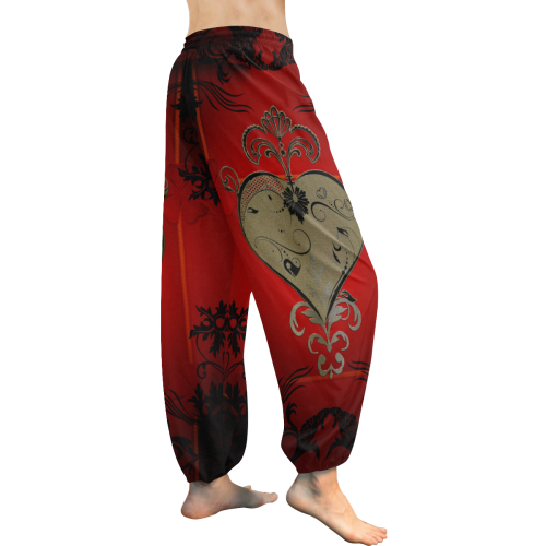 Wonderful decorative heart Women's All Over Print Harem Pants (Model L18)