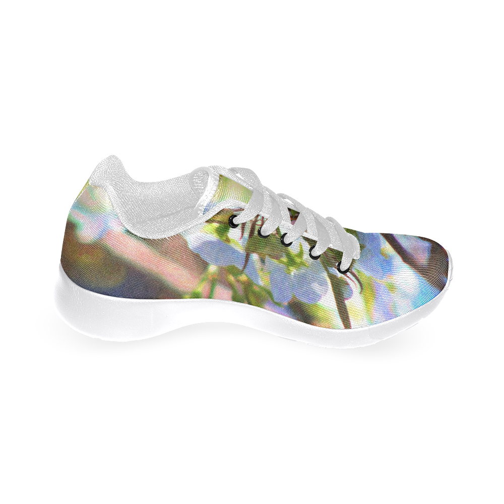 Pear Tree Blossoms Women's Running Shoes/Large Size (Model 020)