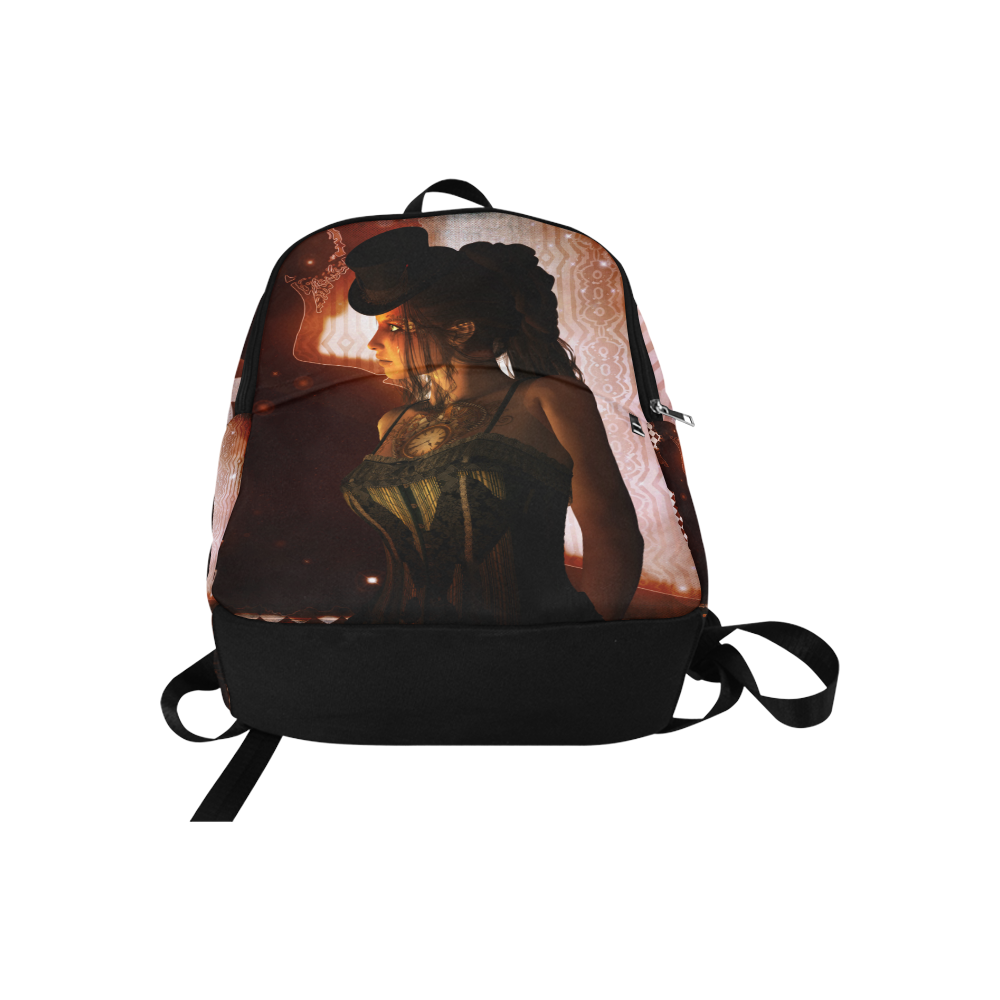 Beautiful steampunk women Fabric Backpack for Adult (Model 1659)
