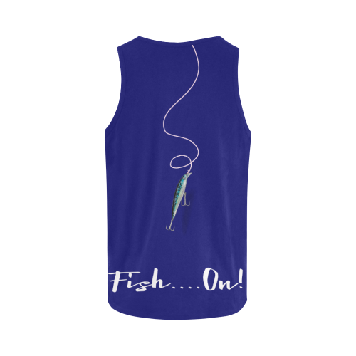 Fish on-deep water All Over Print Tank Top for Women (Model T43)
