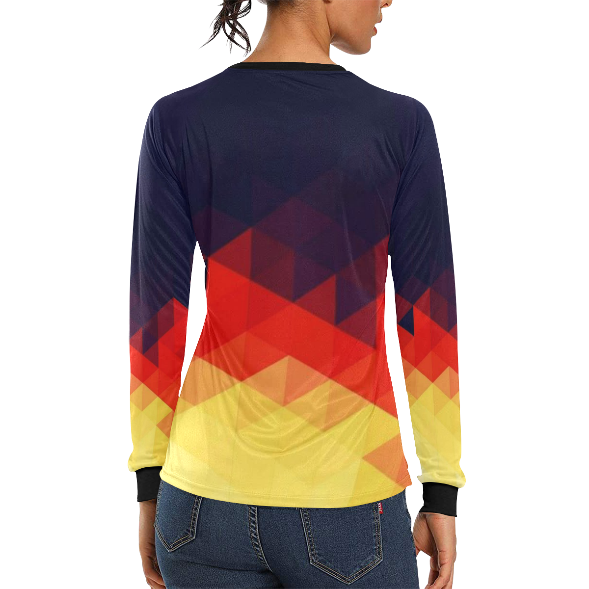 Color Art Women's All Over Print Long Sleeve T-shirt (Model T51)