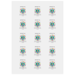 Autism non verbal Personalized Temporary Tattoo (15 Pieces)