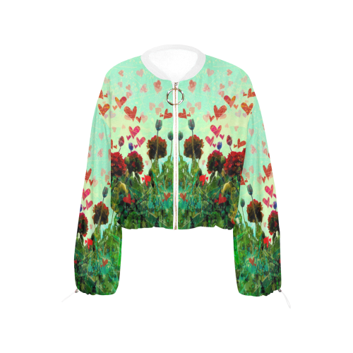 Love Glade Cropped Chiffon Jacket for Women (Model H30)