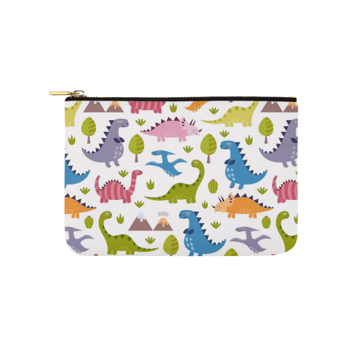 Dinosaur Pattern Carry-All Pouch 9.5''x6''