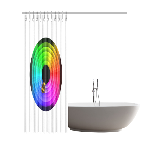 Another Rainbow Day Shower Curtain 72"x84"