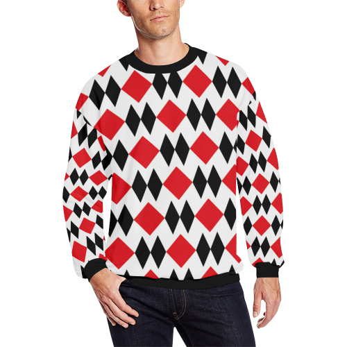 17rb All Over Print Crewneck Sweatshirt for Men (Model H18)